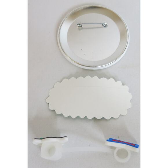 Sonic Drive In Grillo's Pickles Promo Bundle Pin Straw Topper Sticker NEW - Picture 9 of 9